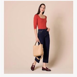 Amazon Essentials Beige Satchel Bag